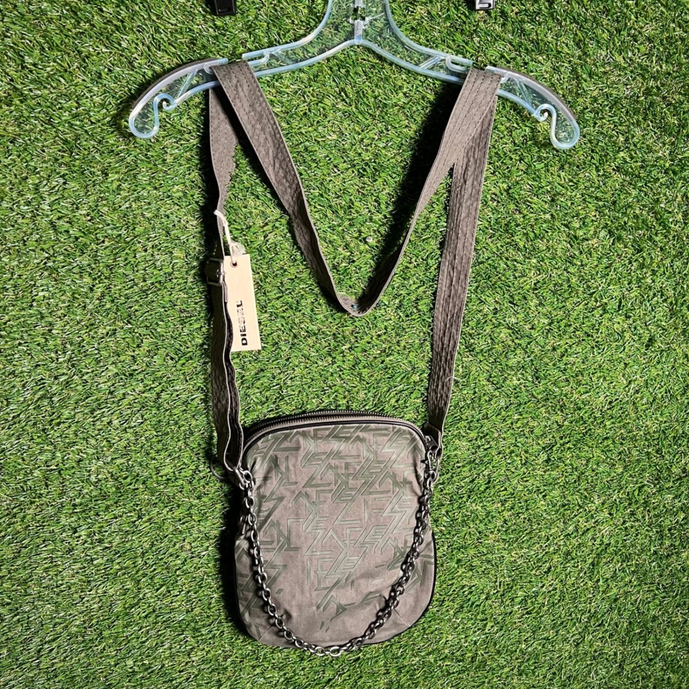 Diesel Henry Body‎ Bag Olive Green Logo Crossbody Messenger 00X831PR422 T7431